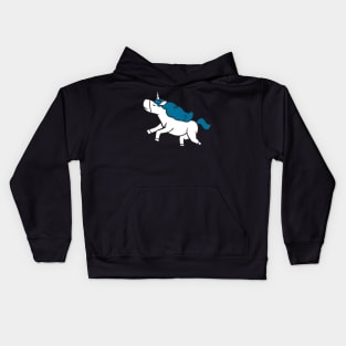 Unicorn In Daily Life Kids Hoodie